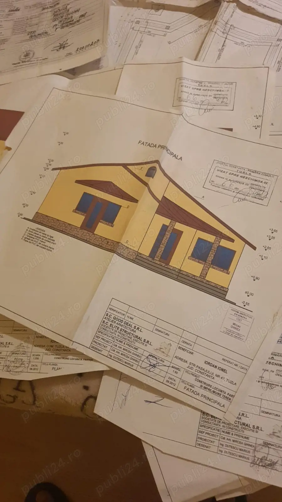 Vând teren intravilan 1000 metrii pătrați Tuzla str Pasajul nr 47