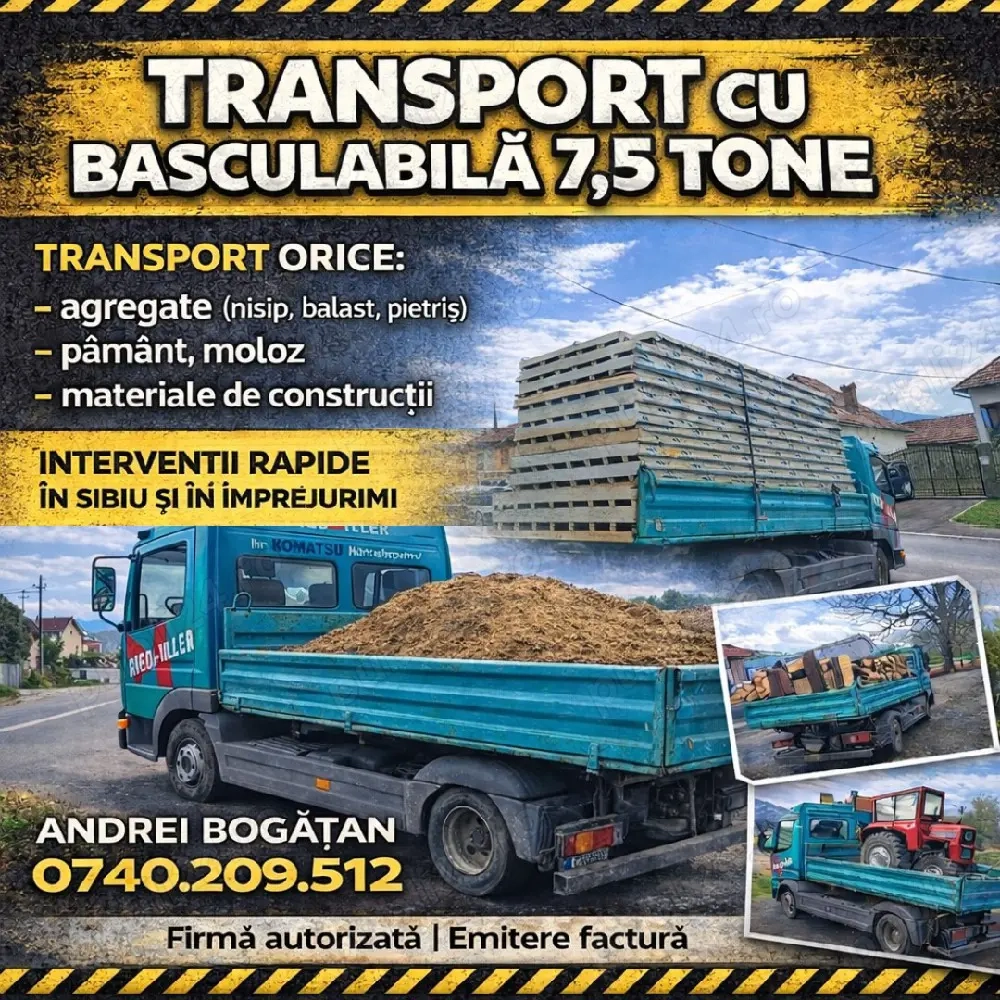 transport basculabil