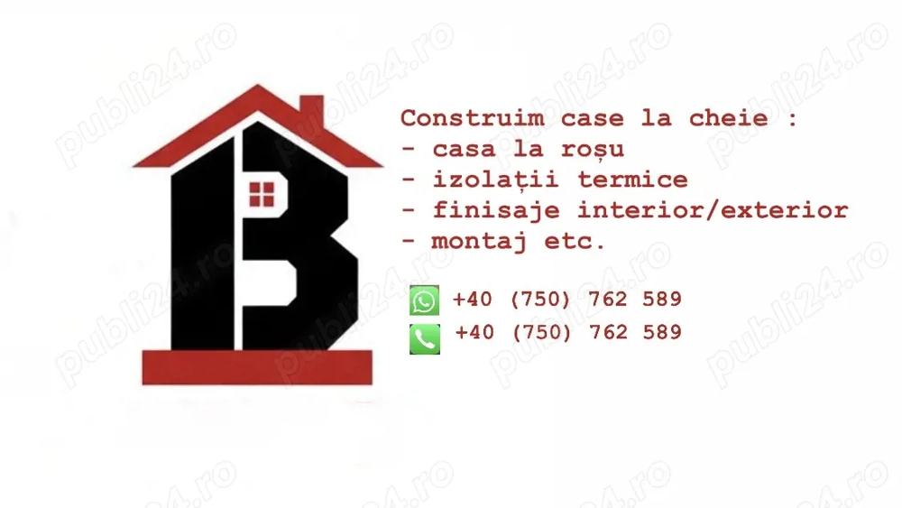 Lucrări în construcții 