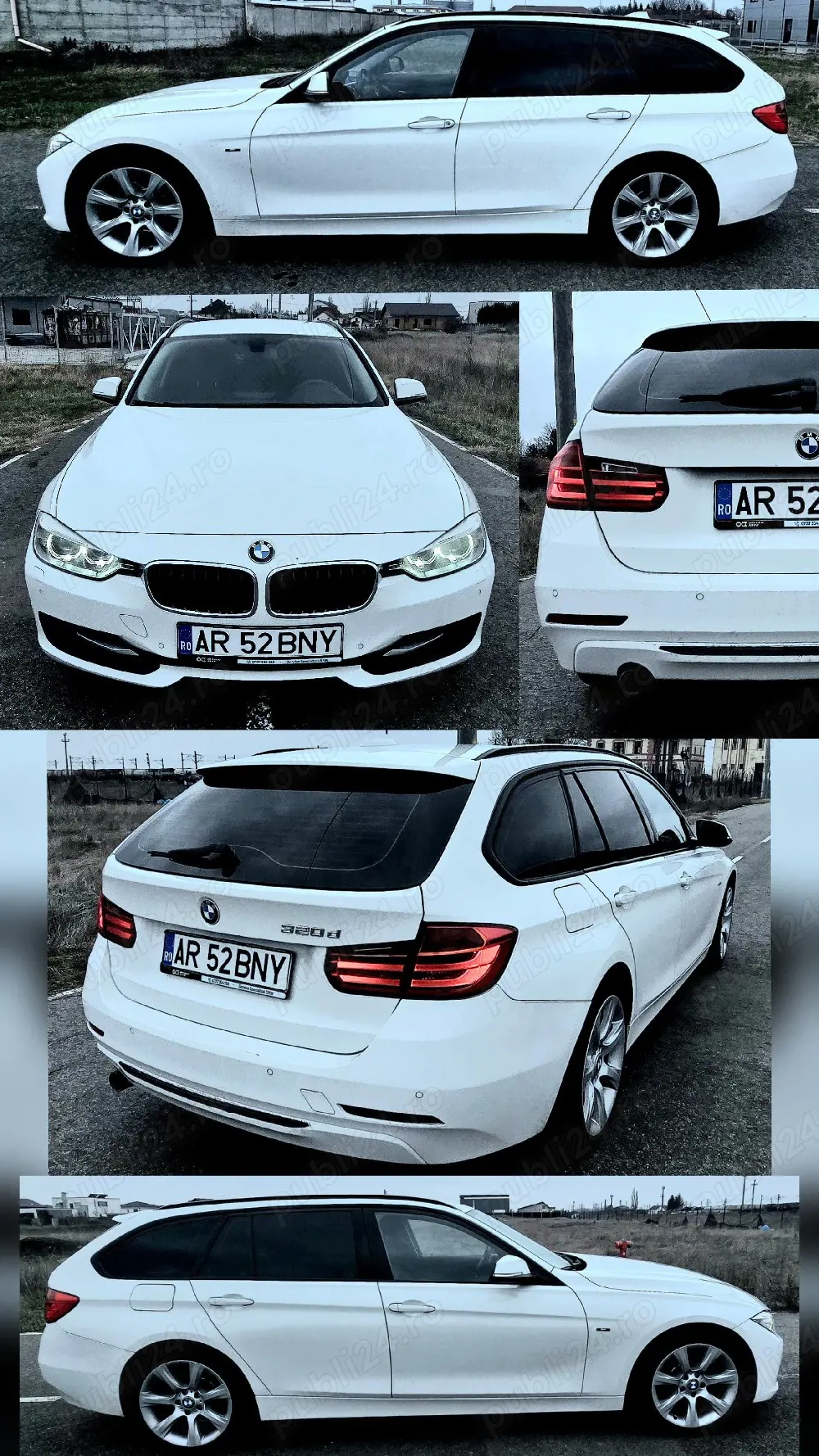 BMW 320d SPORT Line F31 2013 - automat - 184 cp - alb  - Full piele - Bi-Xenon