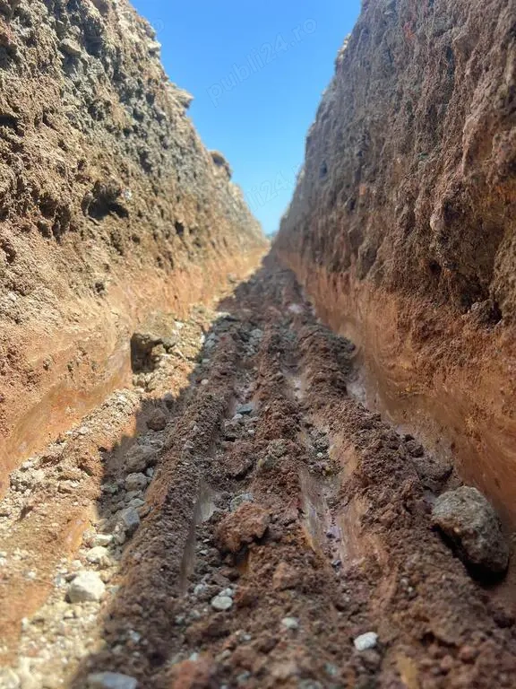 Servicii miniexcavator 3T   Excavații, șanțuri, fundații ,fose septice