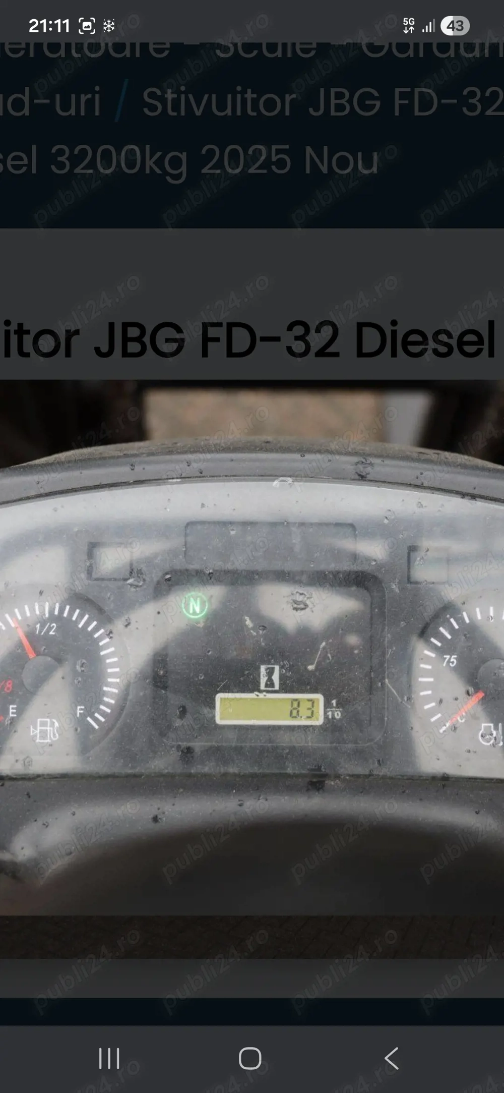 stivuitor 3,5 tone diesel. cea mai buna oferta din romania