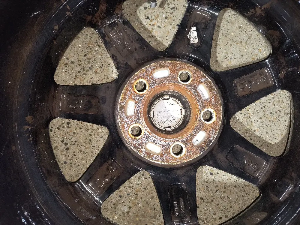 Set 4 Jante Aliaj Ronal R16 + Senzori Presiune + Anvelope Vară (DOT 2023/2024)