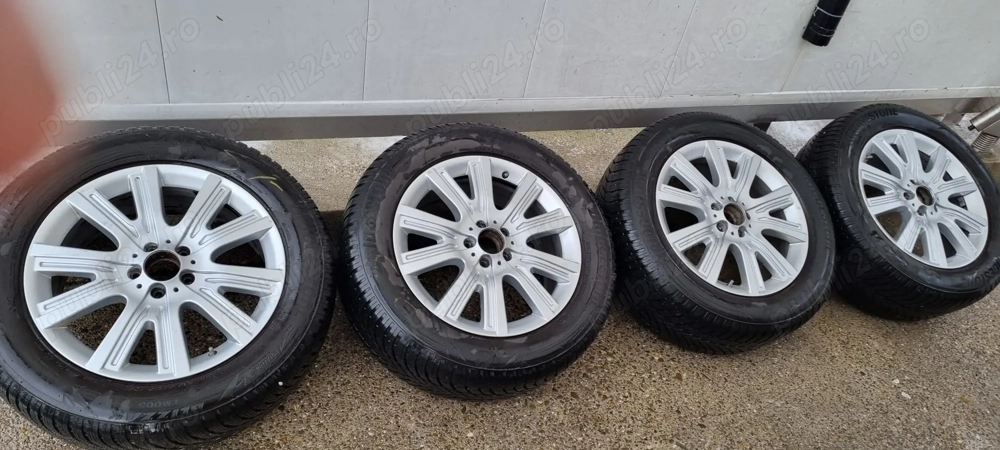 Set jante originale Mercedes cu anvelope iarna 265/55 R19 GLS, GLE