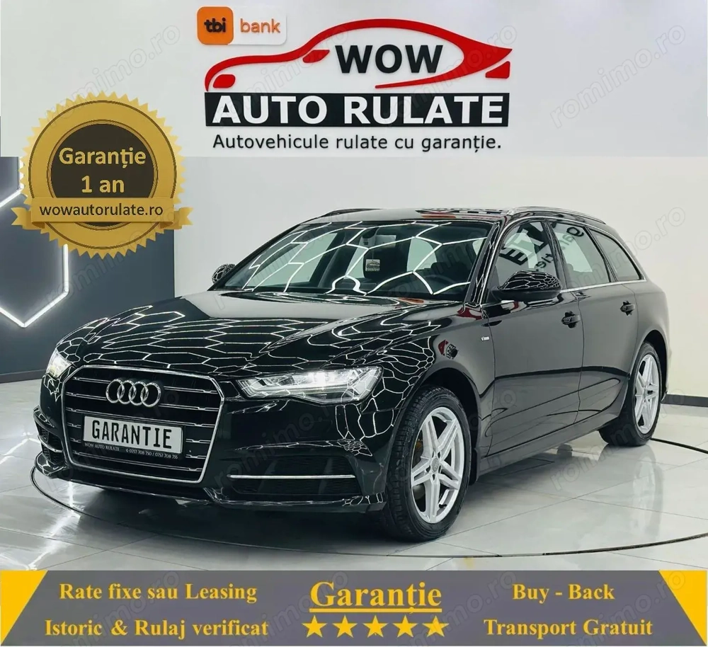 AUDI A6 2017 2.0D E6 Garantie 12 Luni Rate Avans 0 Doar Cu Buletinul