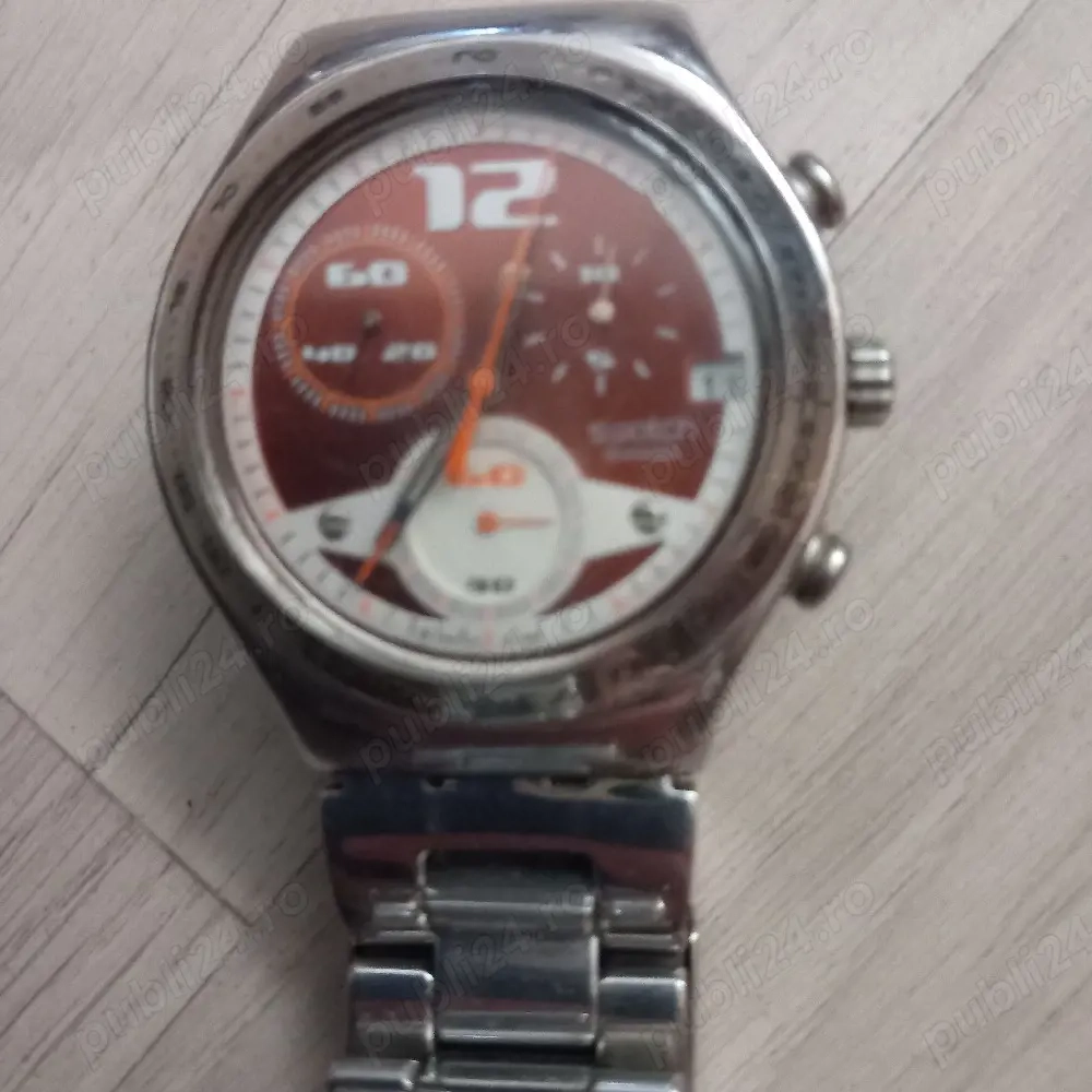 ceas swatch pe baterie merge tot la el rezista la apa 