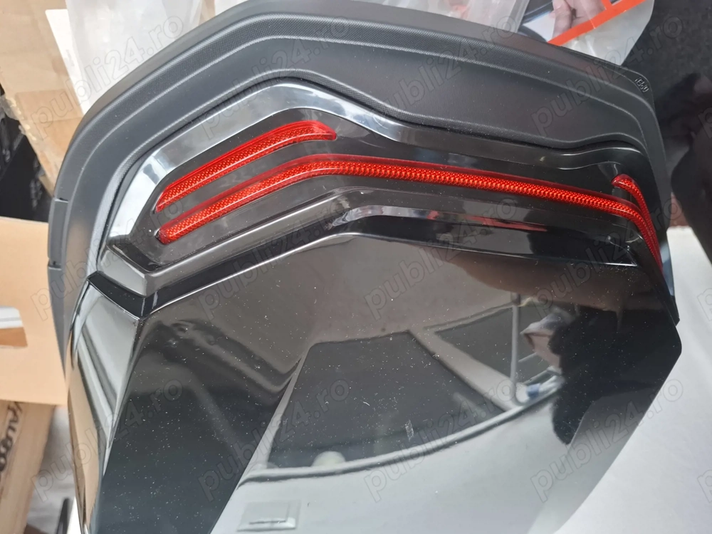 Portbagaj Top case motocicletă / scuter LGVOA – negru, cu încuietoare. impermeabil