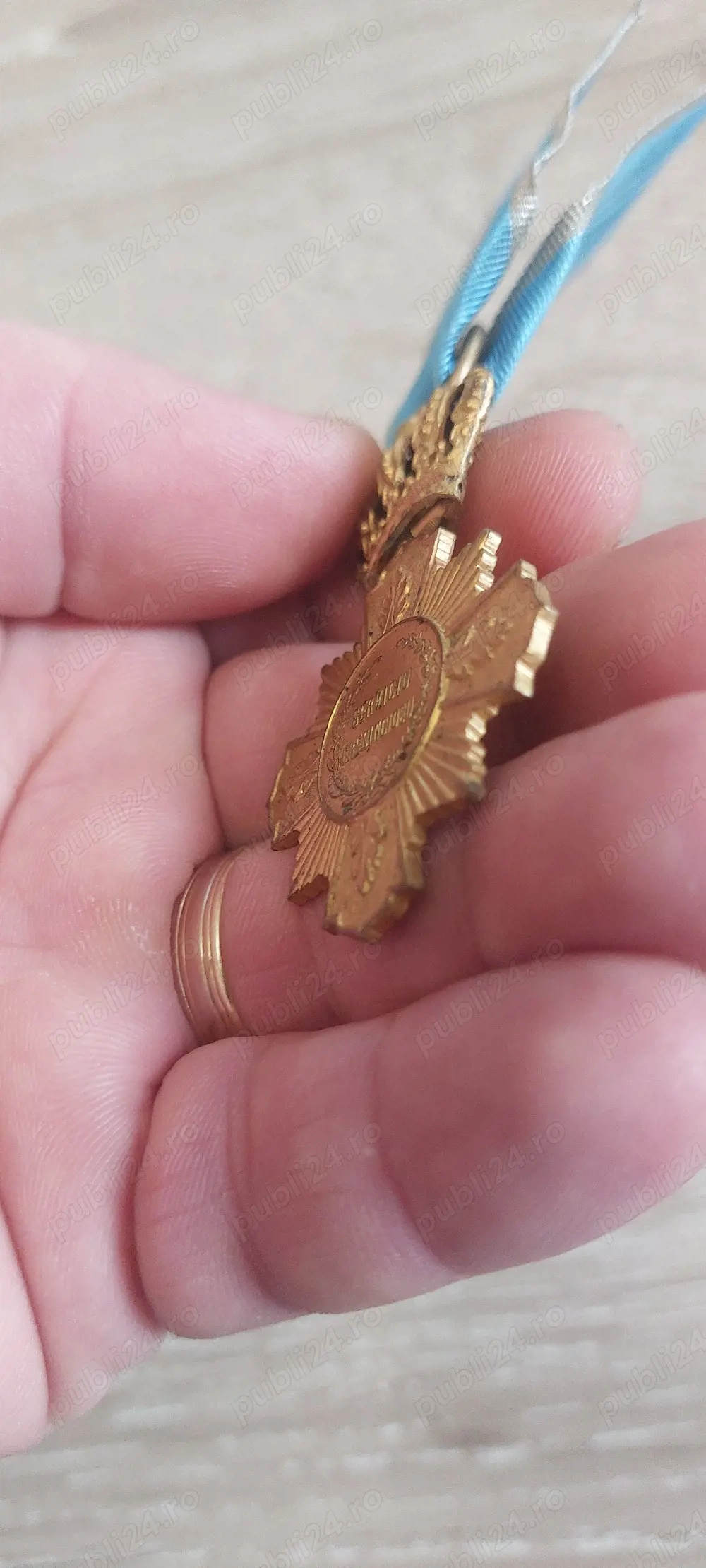 Crucea  Serviciu Credincios clasa I  , model 1906 .