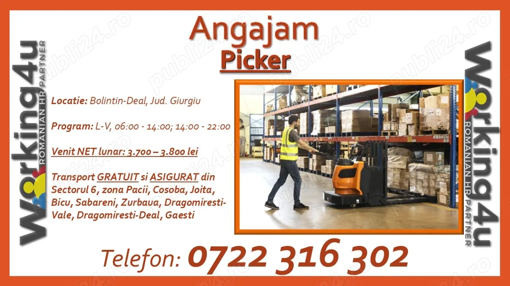 Picker Depozit Produse Electrice