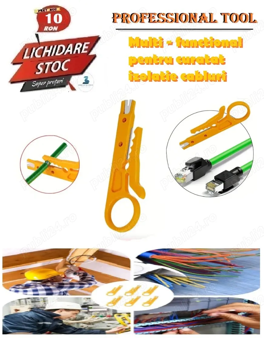 Multi-functional pentru curatat izolatie cabluri