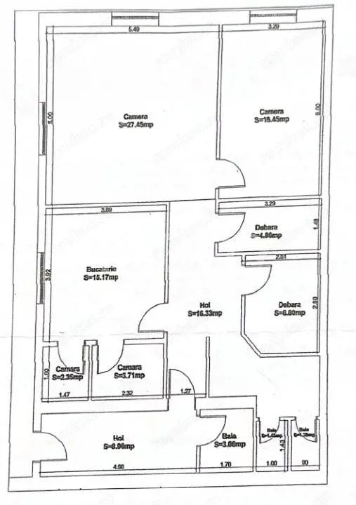 Spatiu de birouri de inchiriat cu 5 camere in zona Orasul de Jos