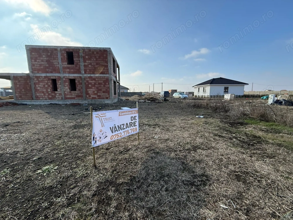 COMISION 0% | Teren Intravilan | Mosnita Veche | 800 mp | 16 mFront