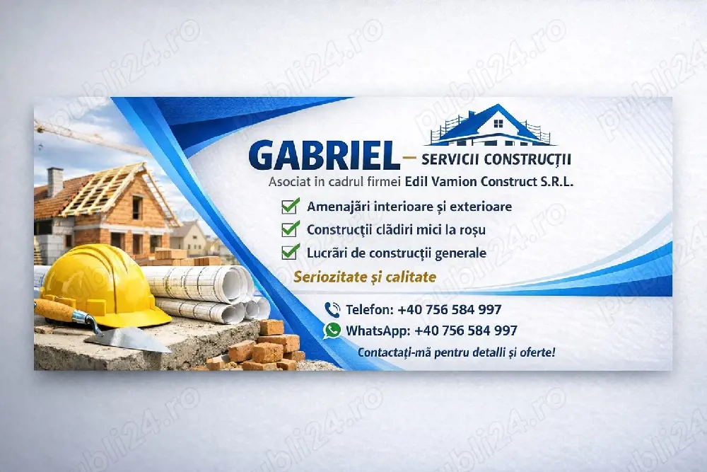 Execut lucrări în construcții 