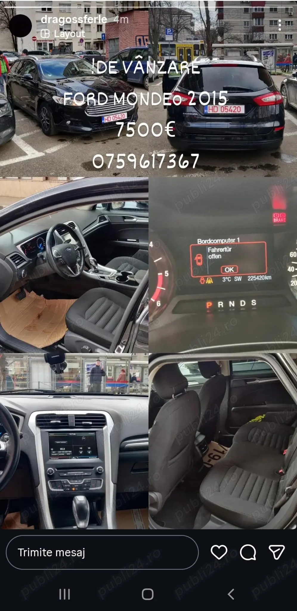 Vând Ford Mondeo MK5