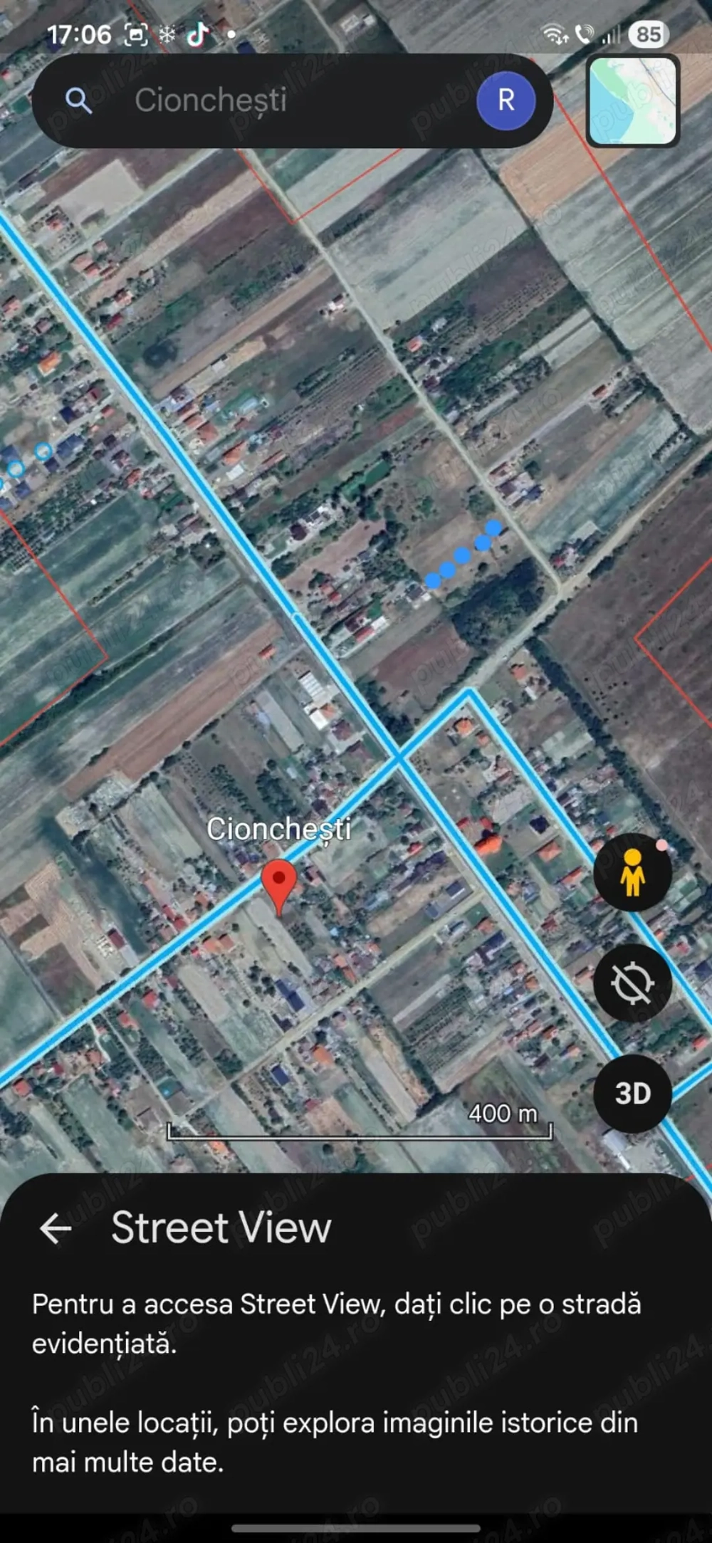 Teren intravilan Cionchesti