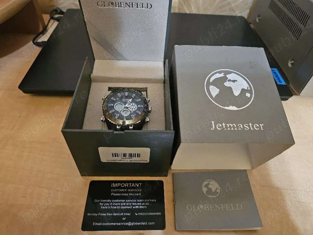 Vând sau schimb Ceas Globenfeld Jetmaster, În Stare Impecabilă