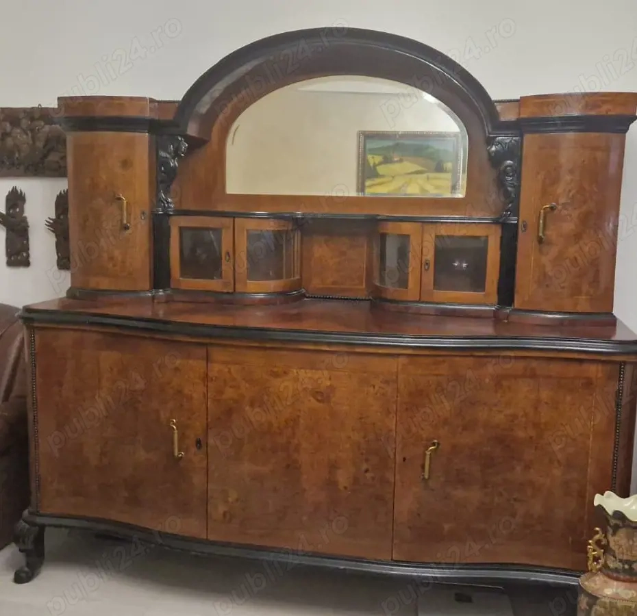 Set de mobilier antic 1820, stil Biedermeier