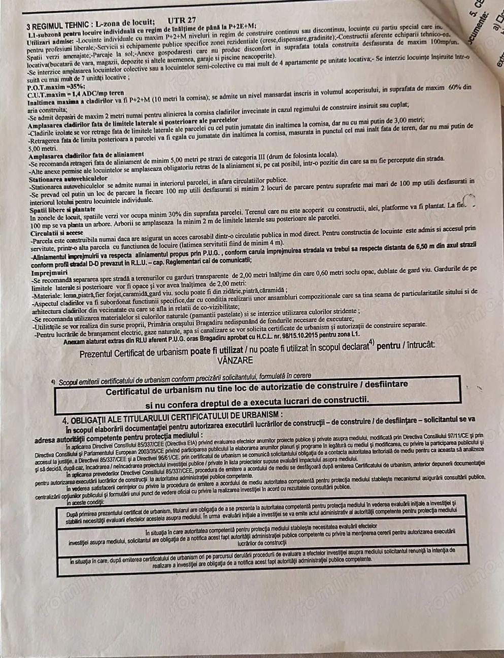 Teren Bragadiru zona sos Vartejului