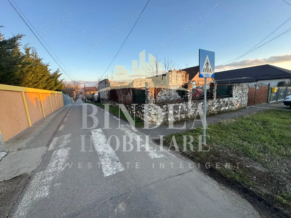Teren casa 590mp + fundatie casa cu beci, Giarmata