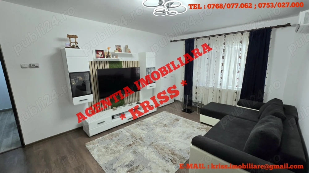 Apartament 2 Camere TEILOR Confort 1 Decomandat Etaj 1 Mobilat Și Utilat Complet ! 2 Balcoane