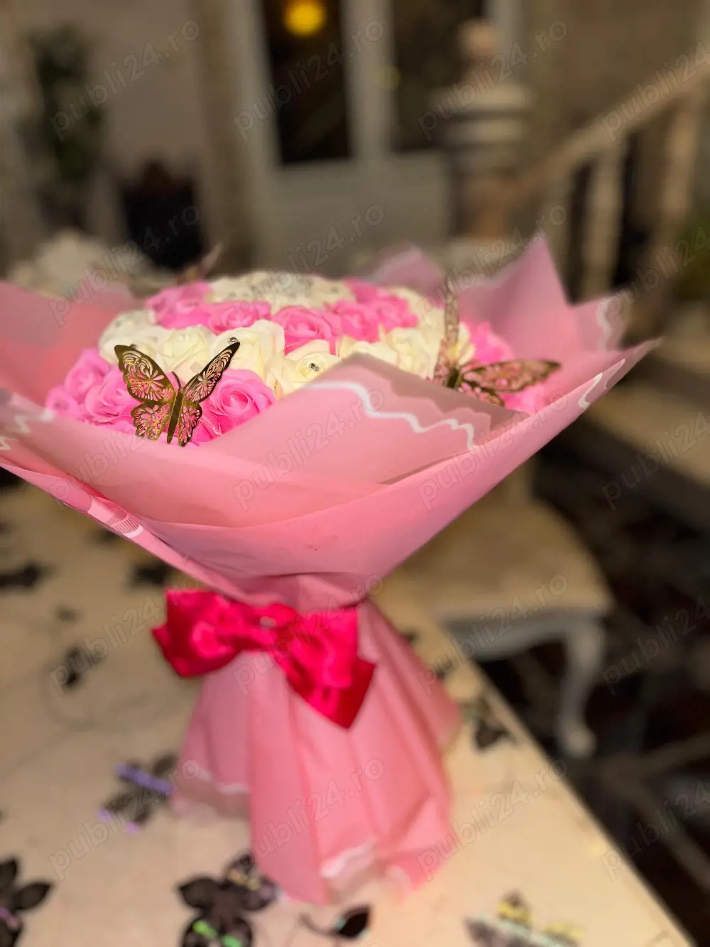 Buchet de trandafiri din sapun 