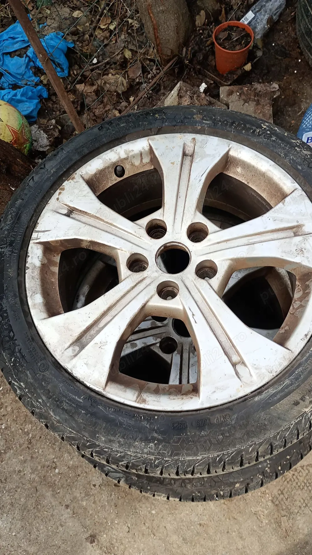 Jante aliaj Opel Astra J pe 16 cu 5 prezoane si cu anvelope de vara