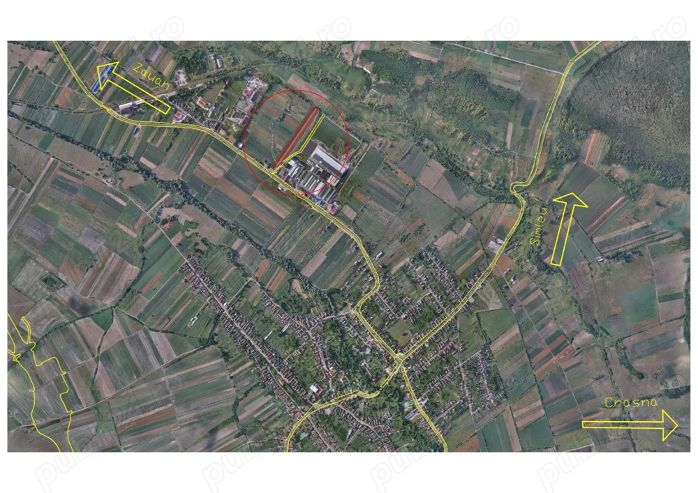 teren intravilan de vânzare- localitatea Nușfalău