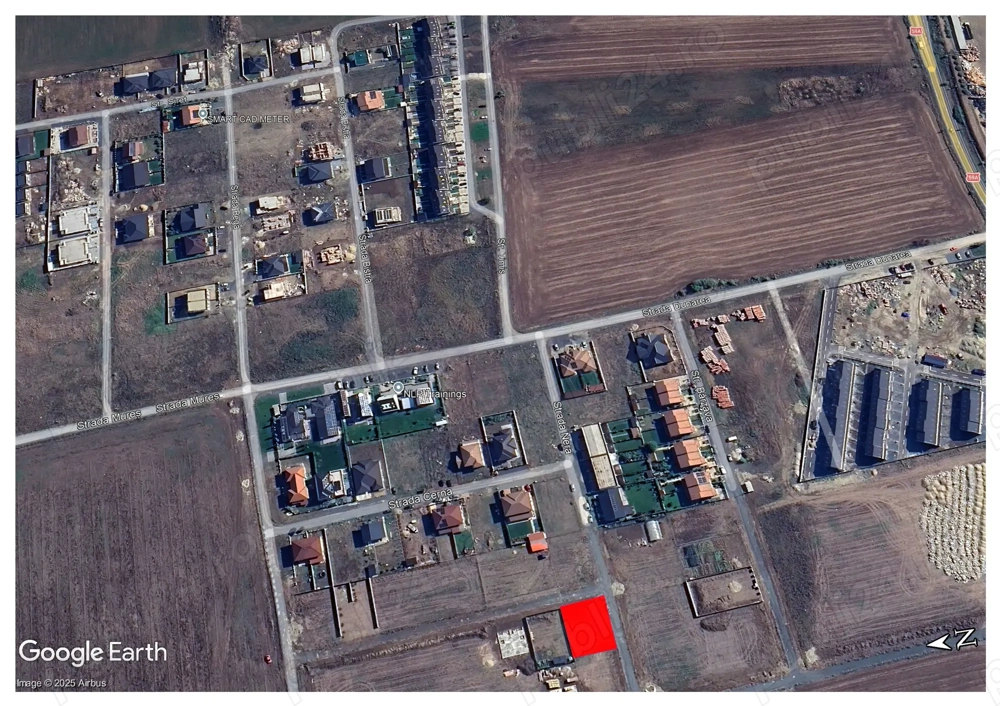 Teren Sacalaz inainte de calea ferata cu utilitati