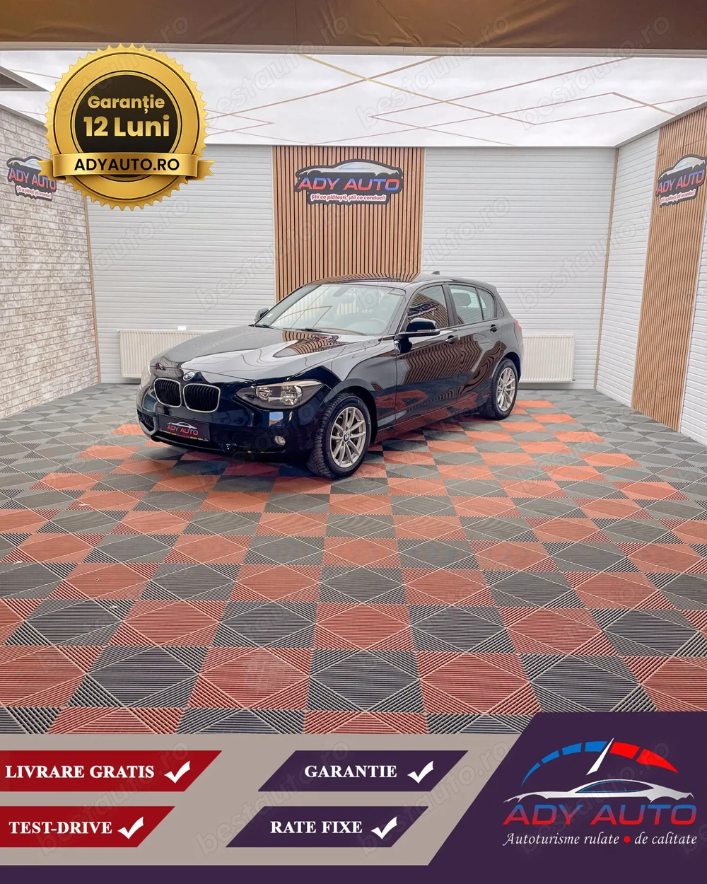 BMW SERIA 1 . Diesel 1,6 . Rate fixe . Garantie 12 luni . Buy back . Test drive . 