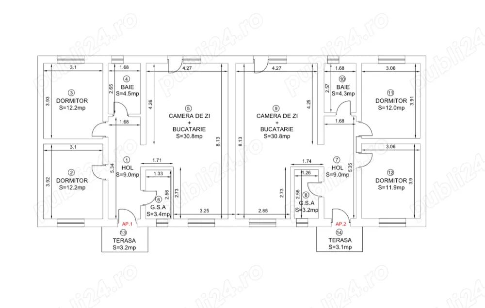 Casa parter Dumbravita