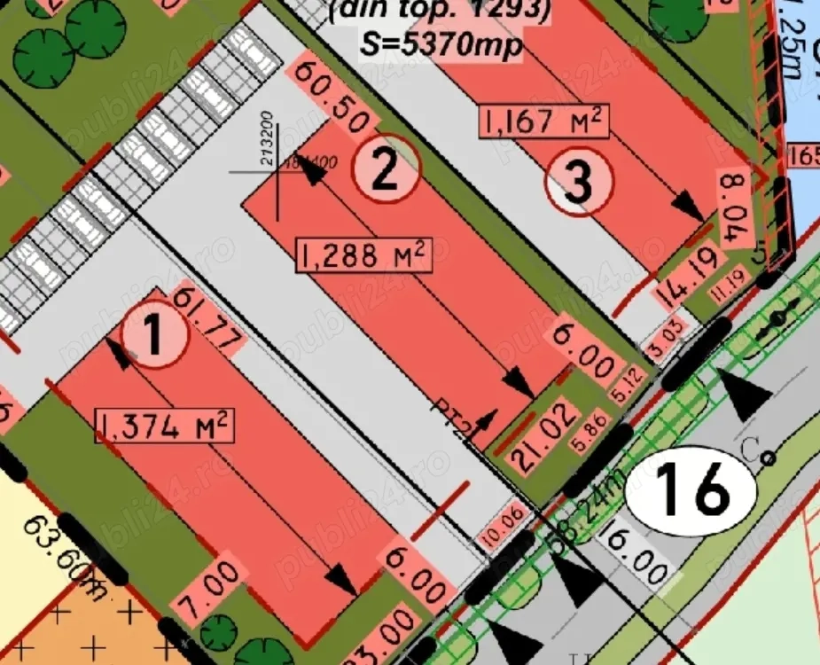 De vânzare 1 sau 3 parcele alăturate   teren servicii   hală depozitare, lângă centura Ghiroda