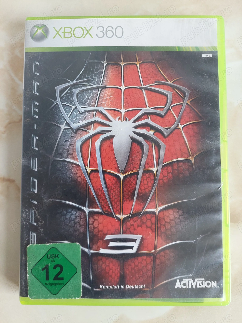 [Xbox360] Vând joc Spider-man 3 original pentru Xbox 360 [poze reale]