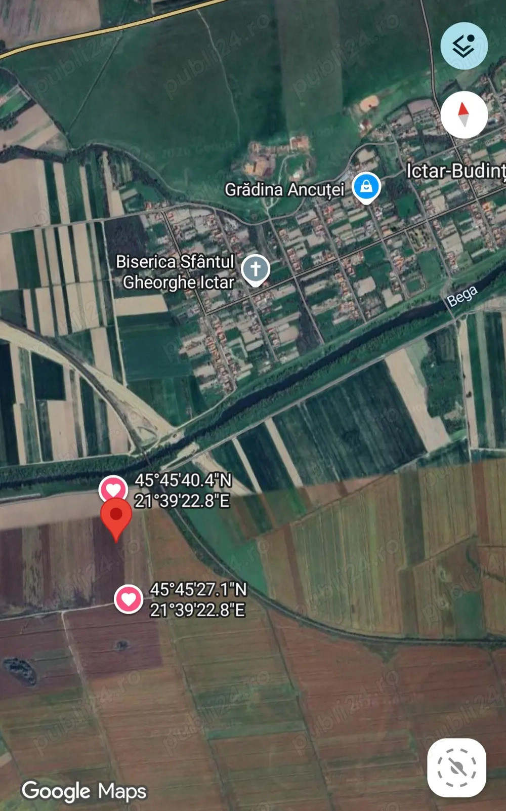 Vand teren extavilan 8900mp Topolovatu Mare la Bega