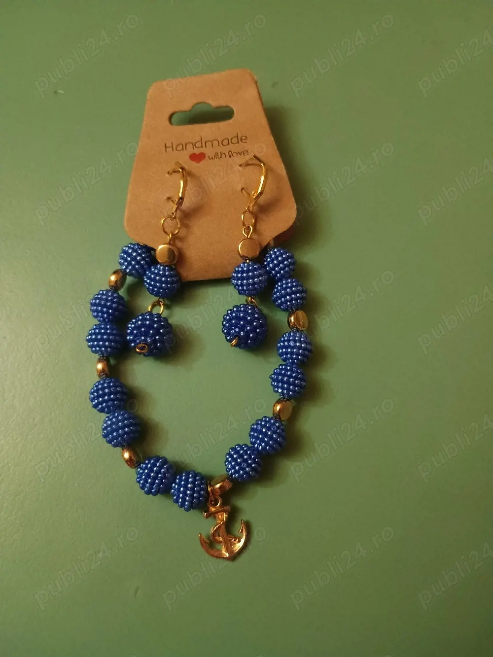 Set cerceii + brățară 