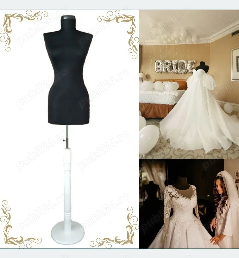 Închiriez Manechin - Suport rochie mireasa stativ