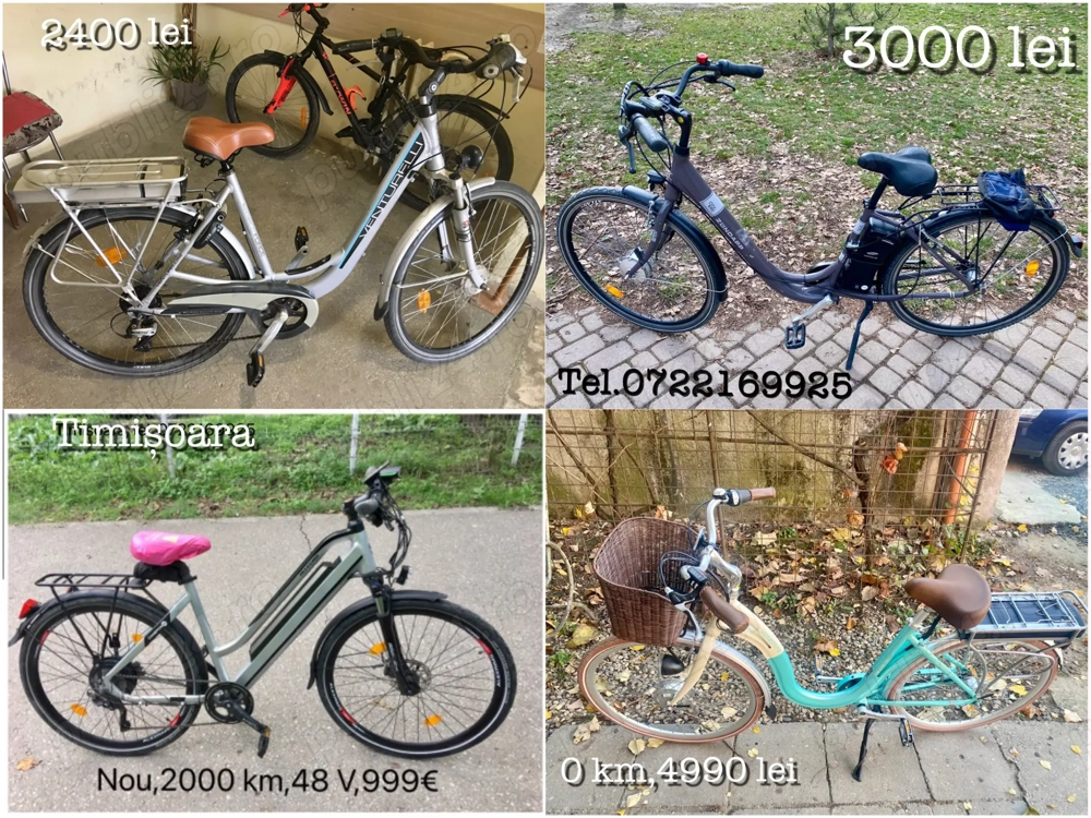 Biciclete,triciclete,trotinete noi și sh revizuite,reparații