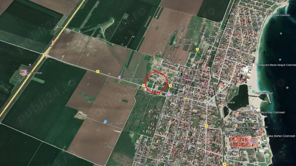 Teren de vanzare in Costinesti