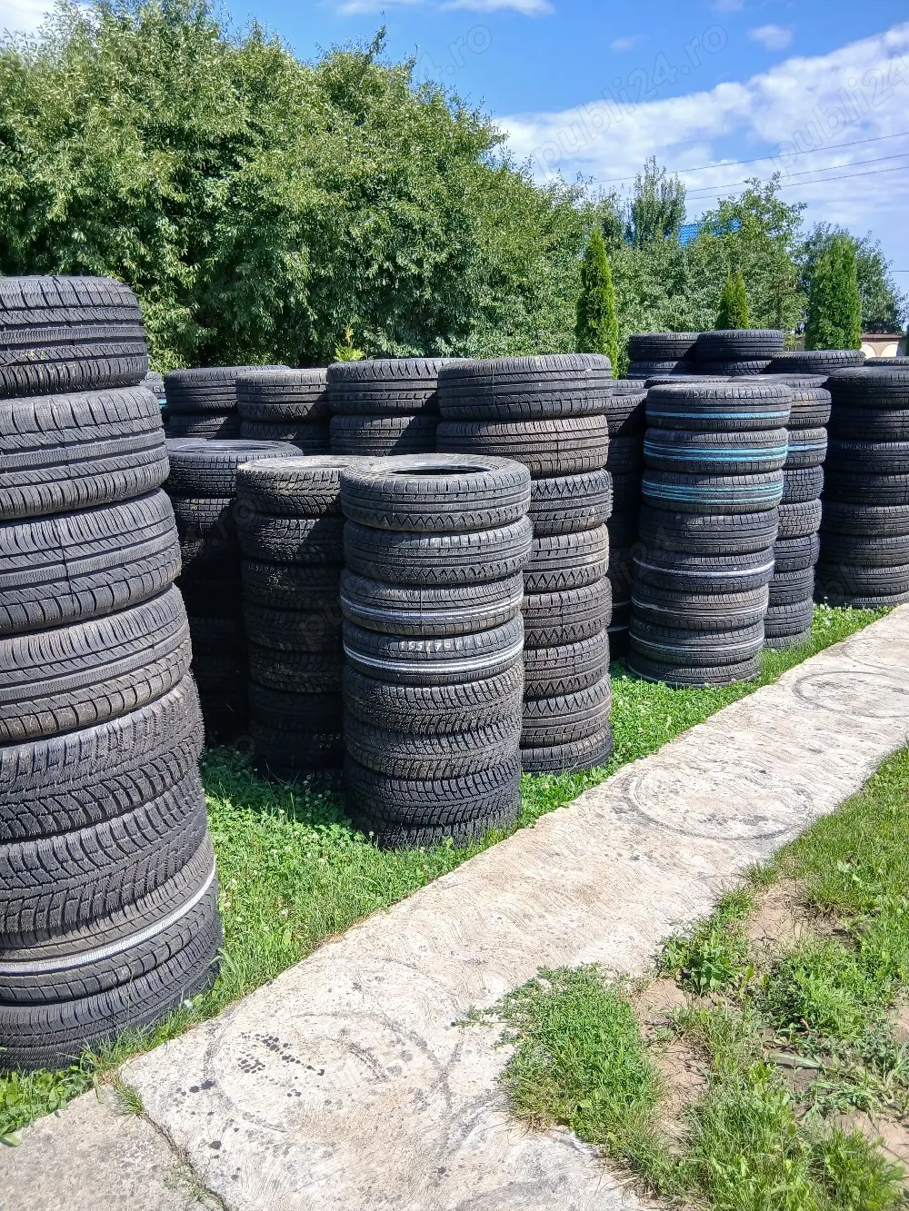  Anvelope second hand la doar 60 lei bucata – preț de angro! ♻️ #anvelope #angro promoții