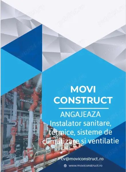 Angajam instalator - Movi Construct