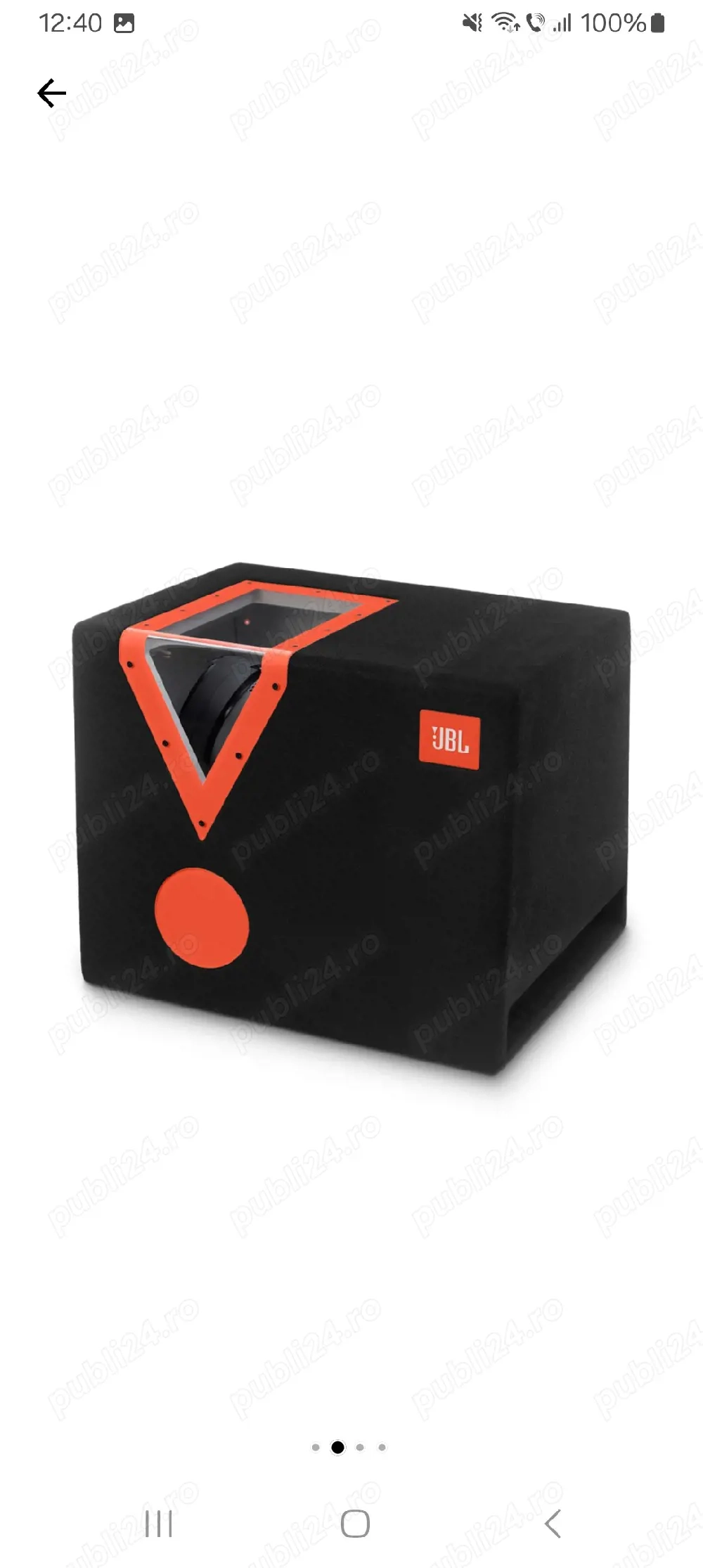 vând subwoofer și amplificator jbl 