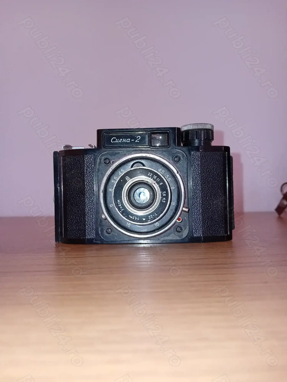 Vand Aparat foto vintage  Smena 2    anii  50   URSS   cu husă și instrucțiuni originale