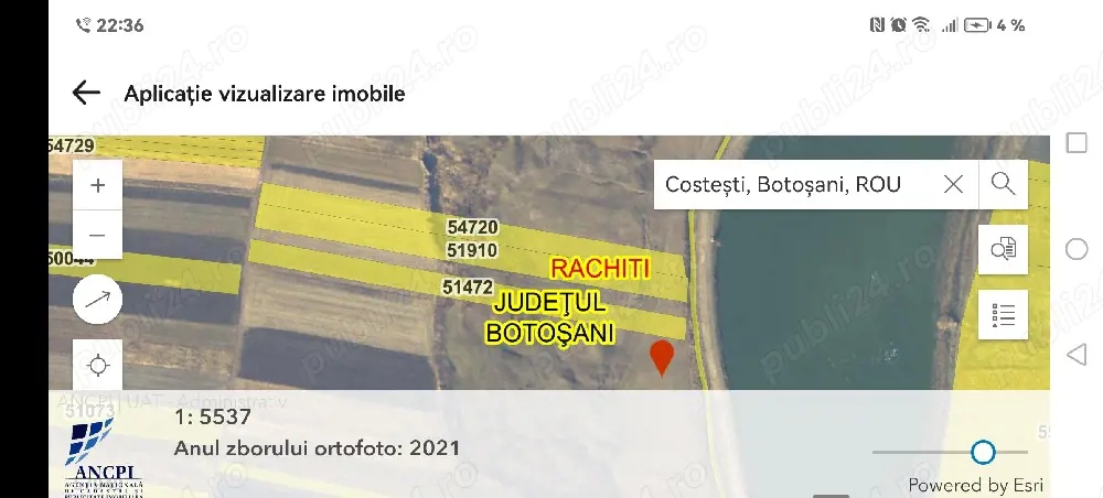Vând sau schimb cu garsoniera 9840 mp 10 min de Botosani