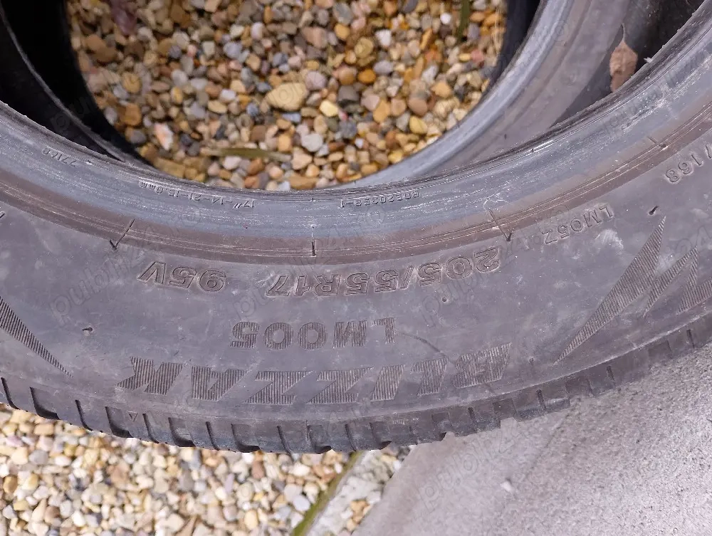 2 buc. cauciucuri de iarnă Bridgestone 205/55/17