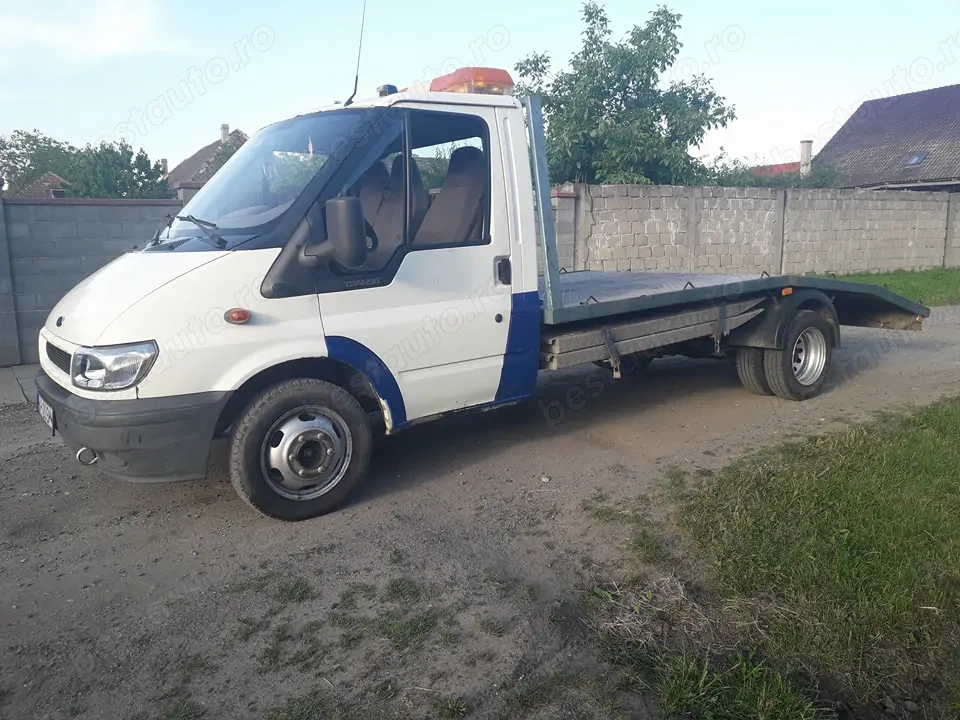 Ford transit platforma trailer 2.4 tdi 125 cai