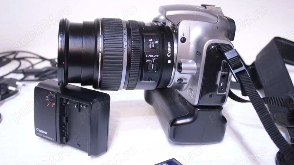 Aparat foto Canon D300+accesorii.