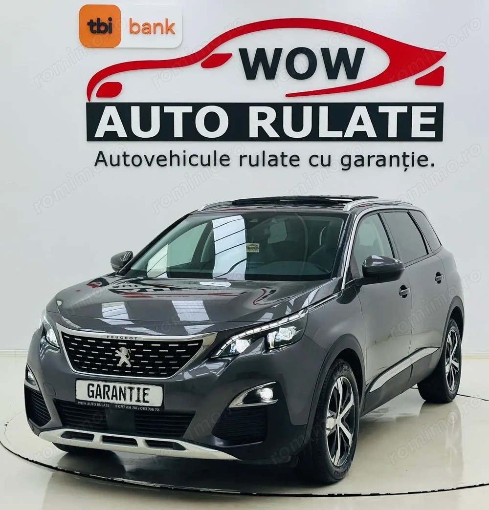 PEUGEOT 5008 2017 1.2I E6 Garantie 12 Luni Rate Avans 0 Doar Cu Buletinul