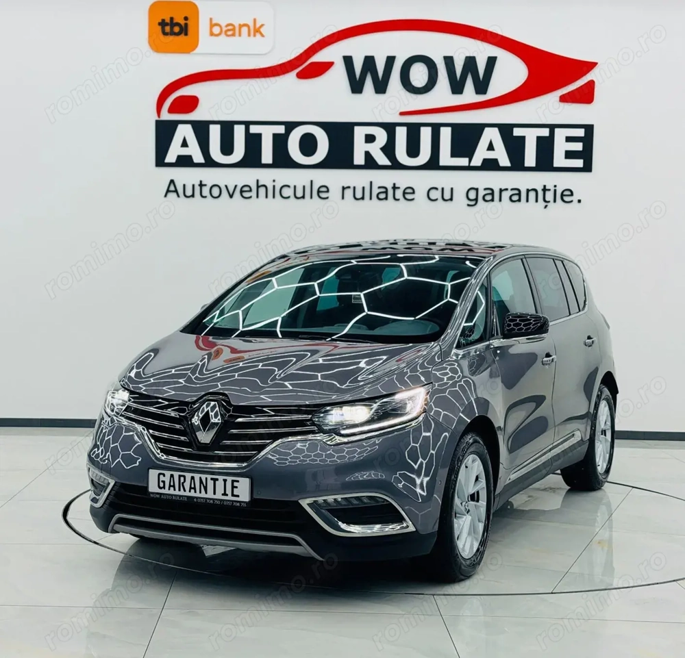 RENAULT ESPACE 2016 1.6D E6 Garantie 12 Luni Rate Avans 0 Doar Cu Buletinul