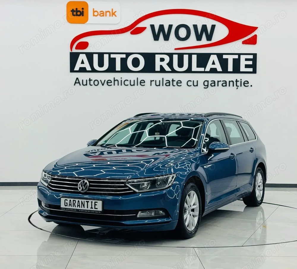 VOLKSWAGEN PASSAT 2016 1.6D E6 Garantie 12 Luni Rate Avans 0 Doar Cu Buletinul