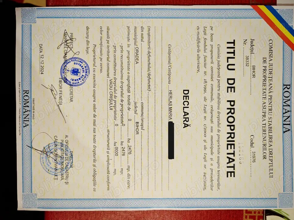 Vand teren intravilan in Tomnatic