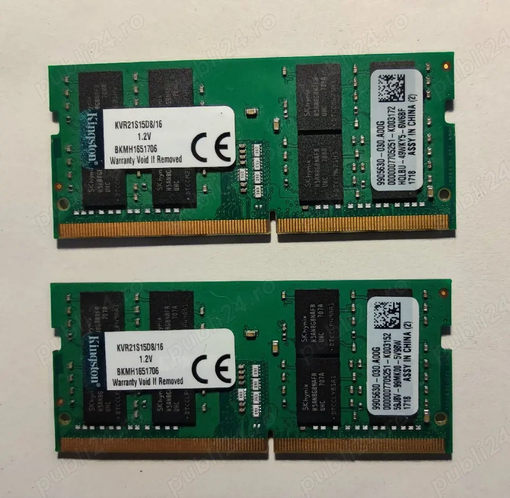 Module RAM laptop DDR4 Kingston